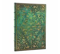 Paperblanks Hardcover Journal Emerald Flower (Nature’s Grace) Grande - Unlined, Elastic Band