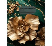 Emerald & Gold Luxury Notebook: Elegant Lined Journal for Writing, Notes & Daily Planning | 8.5 x 10: Chic Green Marble Design with Gold Foil Floral ... Perfect for Work, School, Journaling & Gifts