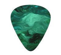 Emerald Green,12 Pcs Guitar Pick,3 Different Thickness Plectrums for Acoustic Guitar Bass Ukulele (0.46mm 0.96mm 0.71mm)