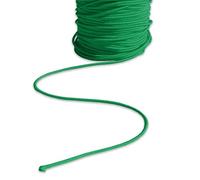 Emerald Green 3mm Elastic Cord Round Stretchy Thread Hat Elastic Cord Thin Elastic Beading String For Masks Hats Jewellery Crafts Hair Accessories Threading Tags (Emerald Green - 3mm - 3 Meters)