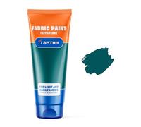 Emerald Green Fabric Paint 60 ml - Permanent Textile Paint for Clothes, Shoes & Denim | Water Based Jeans, Leather & Sneaker Paints | Washable Non-Toxic Fabric Dye for Cotton & Synthetic Fabrics