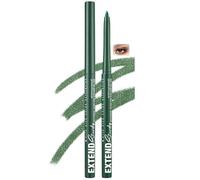 Emerald Green Gel Eyeliner Pencil, Twist Up Eye Liner with Fine Tip, Smooth Creamy Formula for Precise Lines, Long Wearing Metallic Eyeliner for Waterline and Bold Daily Eye Makeup