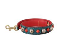 Emerald Green Leather Shoulder Strap - female - Dolce & Gabbana - Bag Accessories - Multicolor - ONE SIZE - Bags ONE SIZE
