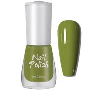 Emerald Green Nail Polish - 8ml Quick Drying Long Lasting Varnish - Breathable - DIY Manicure - No Need to Cure - Perfect for Any Season Nail Art