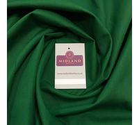 Emerald Green Polycotton Fabric - Dress Craft 44 Inch Wide MA820 Mtex