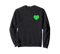 Emerald Heart | Balanced Visual Composition Sweatshirt