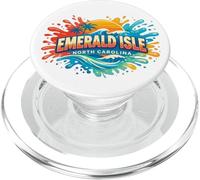 Emerald Isle North Carolina Sand Dunes Beach Novelty Graphic PopSockets PopGrip for MagSafe