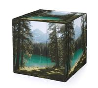 Emerald Lake Forest Magic Cube,The Original 3x3 Cube,Speed Cube Problem-Solving Brain Teaser,Easy Turning Sensory Puzzle Toy,Sensory Stress Relief Form Fidget Toys