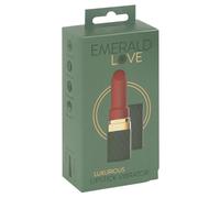 Emerald Love - Red Waterproof Rechargeable Lipstick Vibrator