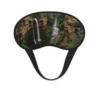 Emerald Peak Sleep Mask, Soft and Breathable Eye Mask, Elastic Band Design Suitable for Travel and Camping.