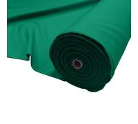 Emerald Plain Bi-Stretch Polyester Fabric 170 GSM Weight 150cm Wide - Dressmaking Material for Trousers, Suits & Workwear - Panama Weave Sewing Fabric - 2 Metre (200cm x 150cm)