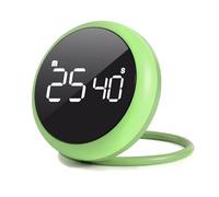 Emerald Quick Que Kitchen Timers, Visual timers Large LED Display Magnetic Countdown Countup Timer for Classroom Cooking Fitness Baking Studying Teaching, Easy for Kids and Seniors (Emerald)