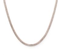 Emerald Tennis Necklace - Rose Gold Say It With Rose Gold One Size