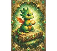 Emerald Tome Dragon || Lined Notebook, 6x9, 120 Pages: For journaling, note-taking, story ideas, and thoughtful everyday writing