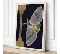 Emerald Wings Botanical Canvas Wall Art Print 30x20 Inch (76 x 51 cm)