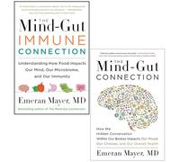 Emeran Mayer Collection 2 Books Set (The Mind-Gut-Immune Connection & The Mind-Gut Connection)