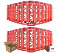 Emerge Energy Drink 48 X 250ml, Mixed Fruit Flavour, High Caffeine Content Boxed Treatz