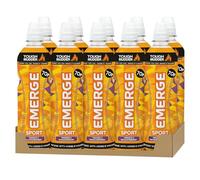 Emerge Isotonic Mango & Passion 70p PMP Sports Drink, 500ml Bottles, Pack of 12 by Kinbos