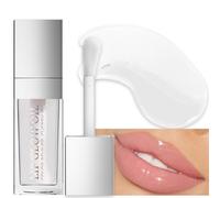 Emergence Plumping Lip Oil with Glitter Shine, Hydrating Lip Gloss Tint and Long Lasting Nourishing Lip Moisturizer for Women, Liquid Lipstick Makeup Cosmetic (06#)