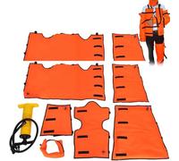Emergency Air Splint Set, Inflatable Vacuum Limbs Immobilization with Pump, 7-piece for Outdoor Rescue, X-ray Compatible