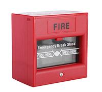 Emergency Break Glass Button Exit Fire Alarm Button Release Security Glass Break Alarm Switch for Shopping Mall Office Buildings House