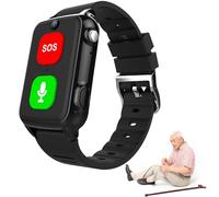Emergency Call Bracelet - Waterproof 4G Video Call Wristband with Camera, SOS Button, Fall Reminder, Heart Rate Monitor for Alzheimer's and Autism Patients