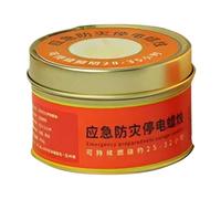 Emergency Candles with Long Burning Time, Camping and Survival Candles, Portable Power Outage Candles with 25-32 Hours Burning Time for Camping, Hiking and Outdoor Use