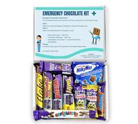 Emergency Chocolate Kit. Chocolate Gift Box With 10 Full Size Bars. Funny Gifts For Chocolate Lovers. Get Well Soon Gifts, Recovery Hampers. Christmas Or Birthday Selection Box