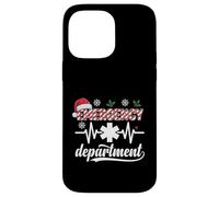Emergency Department Christmas Santa ER Crew Nurse Case for iPhone 14 Pro Max