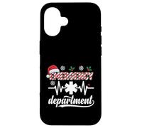 Emergency Department Christmas Santa ER Crew Nurse Case for iPhone 16