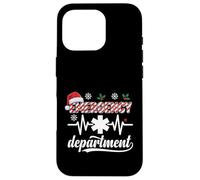 Emergency Department Christmas Santa ER Crew Nurse Case for iPhone 16 Pro