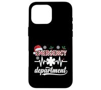 Emergency Department Christmas Santa ER Crew Nurse Case for iPhone 16 Pro Max
