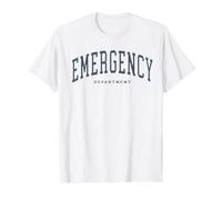 Emergency Department Emergency Nurse Emergency Room Nurse Value Graphic T-Shirt, Men, White, M