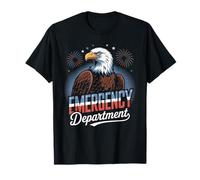 Emergency Department ER Patriotic USA Eagle Nurse Doctor T-Shirt