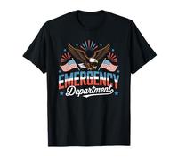 Emergency Department ER Patriotic USA Eagle Nurse Doctor T-Shirt