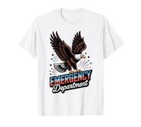 Emergency Department ER Patriotic USA Eagle Nurse Doctor T-Shirt