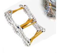Emergency Escape Ladder 50ft - Rescue Rope Ladder for Fire Safety Response, Outdoor Climbing, and Tree Escapes, 3-40m Length for Secure Safety Solutions