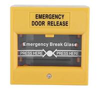Emergency Exit Push Button, Emergency Button, Door Release Emergency Push Button, Fire Emergency Exit Alarm Button Release Security Glass Break Alarm Button for Home Security