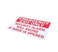 Emergency Exit Sign Metal Wall Mounted Plaque for Business Use