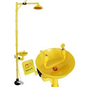 Emergency Eyewash Station with Stainless Steel Bowl and Pedal for Outdoor Factory and Laboratory Use