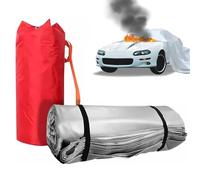 Emergency Fire Blanket for Car, Double-Sided Silicone Fire Suppression Blanket, Large Fire Extinguisher Blanket for Survival Safety, Vehicle Accident Conflagration Protection 4x6m