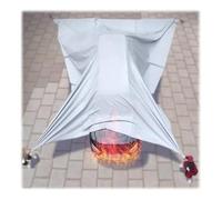 Emergency Fire Blanket for Car, Large Reusable Silicone Fire Blankets, Fire Extinguisher Blanket with Carry Bag, for Warehouse/Construction/Garage(3x4m/9.8x13.1ft)