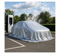 Emergency Fire Blanket Silicone-Coated Car Fire Blanket, EV & Gas Vehicle Fire Suppression Cover for Garage, Parking Lot(19.7 * 26.3ft/6 * 8m)