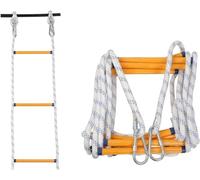Emergency Fire Escape Ladder 20m/65ft - Portable Flame Resistant Rope Ladder for Fast Home & Office Evacuation, Quick Deployment Safety Solution
