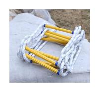 Emergency Fire Escape Ladder - Flame-Resistant Rope, Quick Deployment for 2-Story Evacuation, Sturdy, Portable, Reusable Safety Tool for Home & Office Use