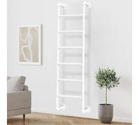Emergency Fire Escape Ladder for Basement Window Well Egress, Wall Mounted for Safe Climbing in Dorms and Warehouses