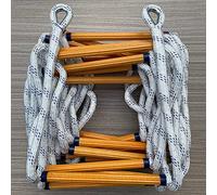 Emergency Fire Escape Ladder - Heavy-Duty Reusable Safety Rope for Quick Home Evacuation, Flame Resistant, Easy to Use and Store