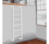 Emergency Fire Escape Ladder - Heavy Duty Wrought Iron Attic Egress Ladder for Window Wells, Supports Up to 330lbs, Various Heights Available