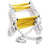 Emergency Fire Escape Ladder - Portable and Compact Rope Ladder for Home Safety, Reusable Lightweight Design with Carabiners