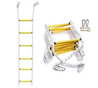 Emergency Fire Escape Ladder, Portable Safety Rope Ladder for Home Evacuation from High-Rise Buildings